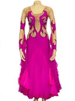 Dancewear Pink Ballroom Dress